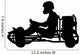 Go Kart Silhouette Wall Decal