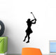Golfing Silhouette Wall Decal