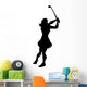 Golfing Silhouette Wall Decal