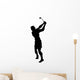 Golfing Silhouette Wall Decal