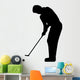 Golfing Silhouette Wall Decal