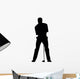 Putting Golfing Silhouette Wall Decal