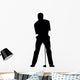 Putting Golfing Silhouette Wall Decal