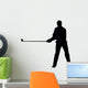 Golfing Silhouette Wall Decal
