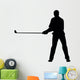 Golfing Silhouette Wall Decal