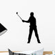 Golfing Silhouette Wall Decal