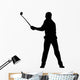 Golfing Silhouette Wall Decal