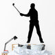 Golfing Silhouette Wall Decal