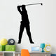 Golfing Silhouette Wall Decal