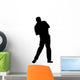 Golfing Silhouette Wall Decal