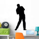 Golfing Silhouette Wall Decal