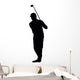 Golfing Silhouette Wall Decal