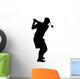 Golfing Silhouette Wall Decal