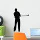 Golfing Silhouette Wall Decal
