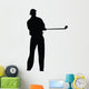 Golfing Silhouette Wall Decal