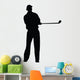Golfing Silhouette Wall Decal