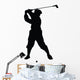 Golfing Silhouette Wall Decal