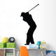 Golfing Silhouette Wall Decal