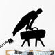 Olympic Male Gymnastic Silhouette Wall Decal