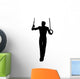 Olympic Male Gymnastic Silhouette Wall Decal