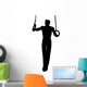 Olympic Male Gymnastic Silhouette Wall Decal