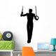 Olympic Male Gymnastic Silhouette Wall Decal