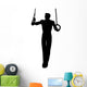 Olympic Male Gymnastic Silhouette Wall Decal