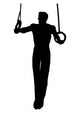 Olympic Male Gymnastic Silhouette Wall Decal