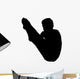 Male Gymnastic Silhouette Wall Decal