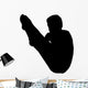 Male Gymnastic Silhouette Wall Decal
