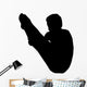 Male Gymnastic Silhouette Wall Decal