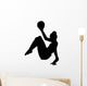 Gymnastic Silhouette Wall Decal