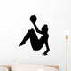 Gymnastic Silhouette Wall Decal
