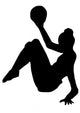 Gymnastic Silhouette Wall Decal