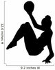 Gymnastic Silhouette Wall Decal
