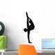 Gymnastic Silhouette Wall Decal