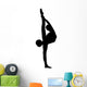 Gymnastic Silhouette Wall Decal