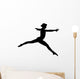 Gymnastic Silhouette Wall Decal