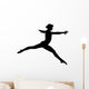 Gymnastic Silhouette Wall Decal
