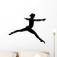 Gymnastic Silhouette Wall Decal
