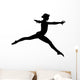 Gymnastic Silhouette Wall Decal