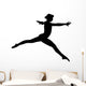 Gymnastic Silhouette Wall Decal