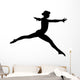 Gymnastic Silhouette Wall Decal
