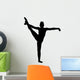 Gymnastics Silhouette Leg up Wall Decal