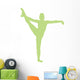 Gymnastics Silhouette Leg Up Wall Decal