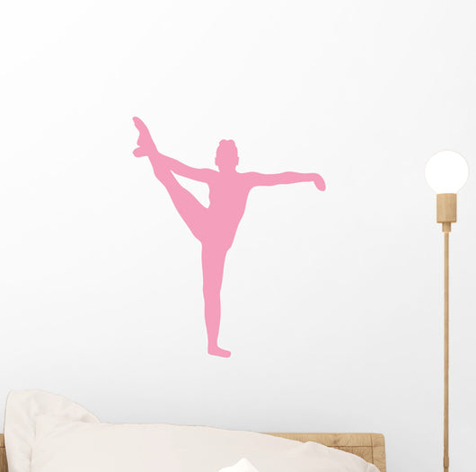 Gymnastics Silhouette Wall Decal