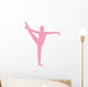 Gymnastics Silhouette Wall Decal