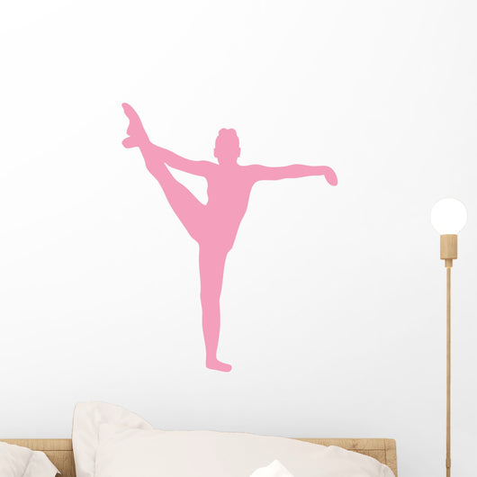 Gymnastics Silhouette Wall Decal