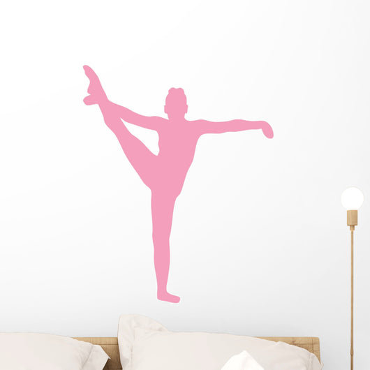 Gymnastics Silhouette Wall Decal