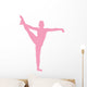 Gymnastics Silhouette Wall Decal